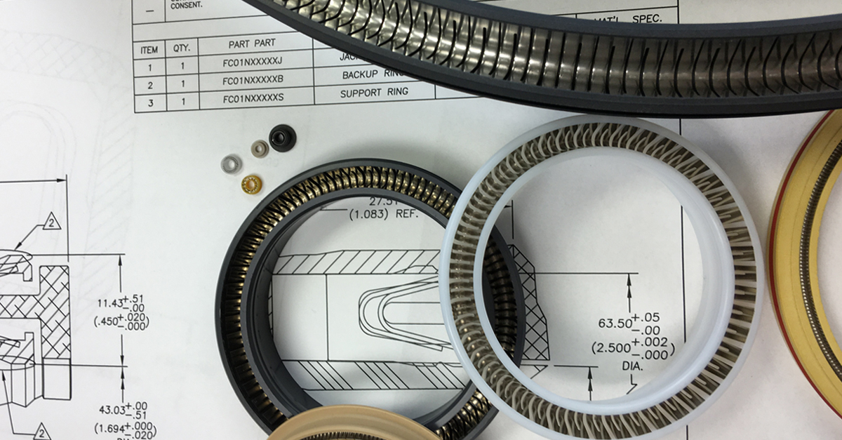 Filled sealing rings, seals consisting of a core and a s