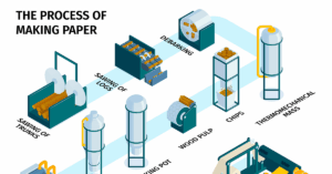 The Process Of Making Paper Diagram